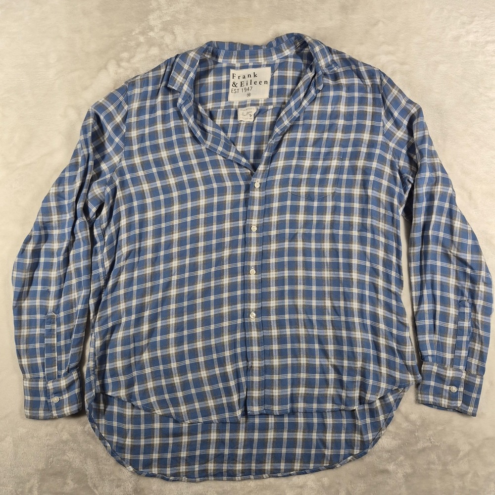 Frank & Eileen Blue Plaid Button-Up Shirt